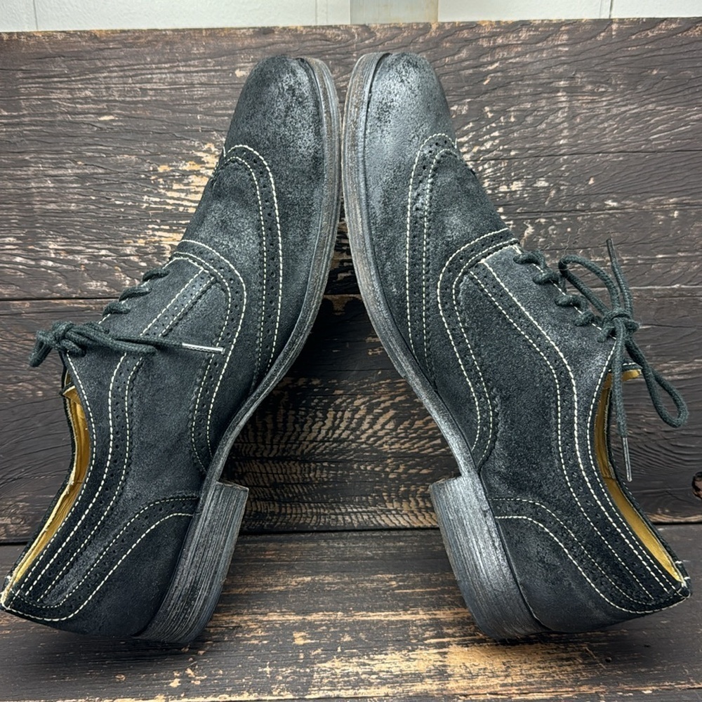 Bed Stu Leather Wingtip Oxford Shoes Size 10 - Picture 4 of 8